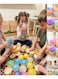 1PCS Random Color Dumpling Squishies Mystery Box,  Mystery Glitter Dumpling Squishies Toy Gift Box, Colorful Stress Balls Fidget Sensory Toy Desk Toys for Kids Adults