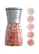 SWIUKPHE Original Stainless Steel Salt or Pepper Grinder, Top Spice Mill with Ceramic Blades, Brushed Stainless Steel and Adjustable Coarseness By Pepper Grinder