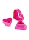 Double-Sided Cookie Cutters Hearts 6 Sizes Delicia Assorted 20 X 13 X 4.5 Cm