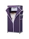 AWH Folding wardrobe - Large Capacity Removable Storage Cabinet Rated Dustproof Cabinet Portable Freestanding Storage Rack - Multicolor
