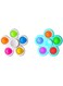 Pop it Fidget Spinner Bulk 2 Pack, Easter Basket Stuffers for Kids, Fidget Spinners Toys, Party Favors, Sensory Stress Relief Toys for Teens Girls Boys, Christmaas Birthday Gifts Prizes