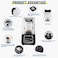 Smoothie Blender with Removable Soundproof Shield Cover, Strong Industrial Motor 2200W, best for making Juice, Ice Cream, Smoothie, Puree, (Black)
