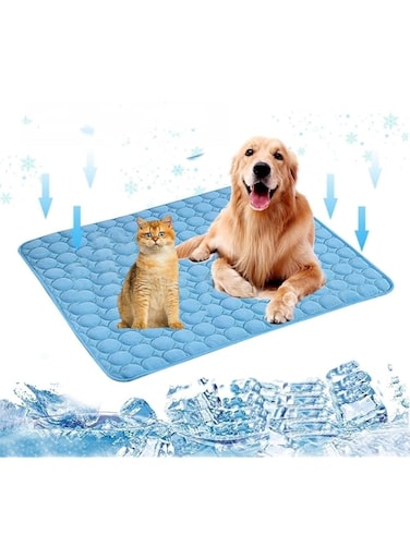 Sagreeny Dog Cooling Mat, Washable Pet Cooling Mat, No Water or Refrigeration Required, Collapsible Self- Cooling Pad for Dog Bed, Cat, Rabbit and Guinea Pig Cages (24 * 20inch)