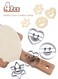 face stainless steel cookie mold 3D cake mold,4 Pcs Cutters Diy Cookie Cutters Cookie Making Tool Holiday Cookie Cutter Cookie Cutters for Baking Cookie Cutters Metal Cookie Mold Baking Tool