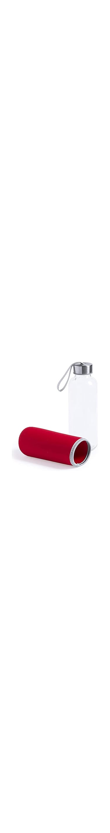GRUENE - Glass Water Bottle, NeoPrene Sleeve, strap To hold, Bright color Water Bottles - 420 ml