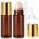 MITINU 2 Pack 30ml Rose Quartz Roller Bottles for Essential Oils