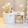 STORICANS rotating brush holder (White