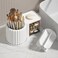 STORICANS rotating brush holder (White