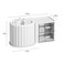 STORICANS rotating brush holder (White