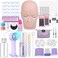 LZM Professional Eyelash Extension Starter Kit for Beginners Practice 01