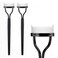 BTYMS 2 Pcs Eyelash Separator Tool Mascara Brushes Eyelash Comb Separator Definer Lash Comb for Combing, Separating Lashes - Black