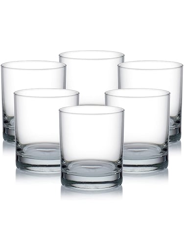 Ocean San Marino Rock Glass, Set Of 6, Clear, 245 Ml, B00409, Mocktail Glass, Beverage Glass, Water Glass, Juice Glass