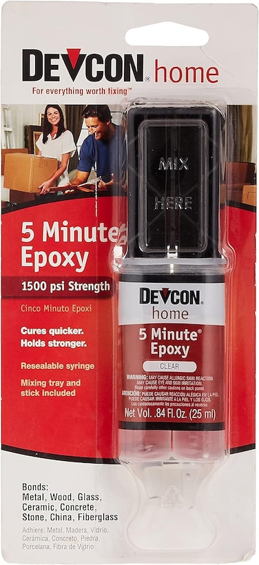 Devcon 20845 High Strength 5-Minute Epoxy, 0.84 oz.