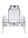 Harmony Glass Beverage Dispenser With Metal Stand