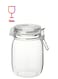 Jar with Lid, Clear Glass, 1L