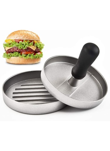 MNTT Durable Hamburger Press Burger Meat Beef Grill Maker Mould Kitchen BBQ Tool Convenient and Practical DIY for Fun