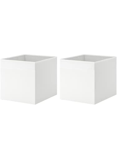 stoRk DR&Ouml;NA Box set of 2 units (White, 33x38x33 cm (13x15x13 "))