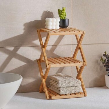 Home Bamboo Foldable Rack - Natural