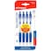 Fitto 4 Pieces 1.0mm Ball Point Pen, 14.5cm, Blue