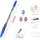 Fitto 7-Pack 1.0mm Blue Ball Point Pen - 15.9cm