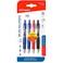 Fitto 4 Pieces Ball Point Gel Pens, 0.7mm, 11cm, Assorted Colors