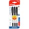 Fitto 3-Piece 0.7mm Liquid Ink Pens 14cm - Red & Blue