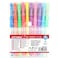 Fitto 10 Pieces Gel Pens - 0.7mm Fine Tip, 15cm Assorted Colors