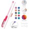 Fitto 10 Pieces 0.7mm Metallic Ball Point Pens 15cm Assorted Colors