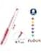 Fitto 6 Pieces 0.7mm Gel Pens, 15cm Assorted Colors for Writing &amp; Drawing