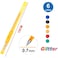 Fitto 6 Pieces 0.7mm Gel Pens, 15cm Assorted Colors for Writing & Drawing