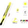 Fitto 2-Piece Yellow 1/4mm Highlighter Set, 14cm for School & Office