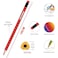 Fitto 24 Pieces 2.6mm Color Pencils - 24 Colors, 19cm Art Drawing Set