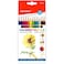 Fitto 12 Pieces Color Pencils 2.6mm, 17.5cm, 12 Colors, Ideal for Drawing & Sketching