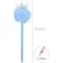 Fitto 1.0mm Fantacy Crown Ball Pen 22.5cm Assorted Colors, 1pc