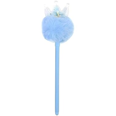 Fitto 1.0mm Fantacy Crown Ball Pen 22.5cm Assorted Colors, 1pc