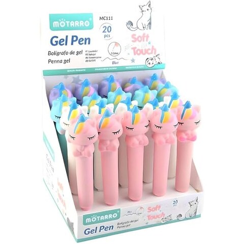 Fitto 0.5mm Fancy Gel Pen 16.5cm Baby Design Assorted Color, 1pc