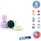 Fitto 6 Assorted Character Stamps, 25mm Size for Crafting and Creativity