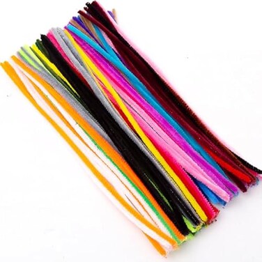 Fitto Chenille Stems for Creative Craft, Assorted Colors for DIY Creative Projects