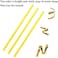 Fitto Golden Twist Ties 12cm - Multipurpose Cable Binder Fasteners