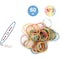 Fitto Elastic Rubber Bands 60g, 30mm Assorted Colors for School, Office & Home