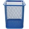 Fitto Blue Rectangle Pen Holder 8x10cm Desk Organizer
