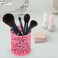 Fitto Flamingo Pink Pen Holder 8x9cm Round Desk Organizer
