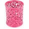 Fitto Flamingo Pink Pen Holder 8x9cm Round Desk Organizer