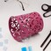 Fitto Flamingo Pink Round Pen Holder 8x9cm Desk Organizer