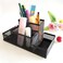Fitto Desk Organizer, Black – Multi-Compartment Office and Home Storage