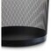 Fitto Metal Paper Bin, 26x23.5x19cm, Black Waste &amp; Recycling Desk Trash Can