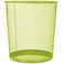 Fitto Round Paper Bin Green 23.5x19x26cm for Office & Home Waste Disposal