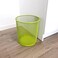 Fitto Round Paper Bin Green 23.5x19x26cm for Office & Home Waste Disposal