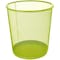 Fitto Round Paper Bin Green 23.5x19x26cm for Office & Home Waste Disposal