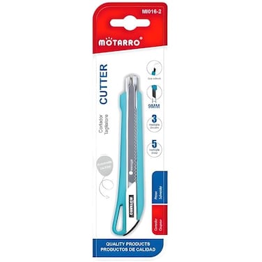 Fitto 9mm Adjustable Cutter 13cm Blue – Multi-Purpose Utility Blade